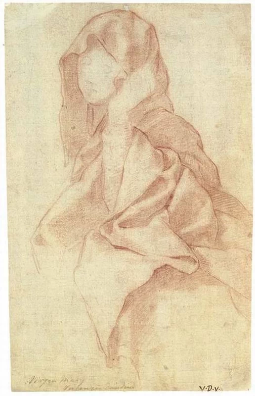 Studio di drappeggio per Maria